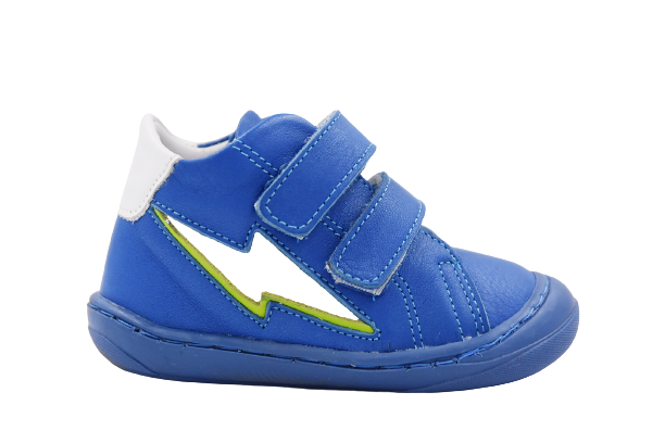 LepiKids Be90 Hakiki Deri Çocuk İlkadım Bot Ayakkabı MAVİ
