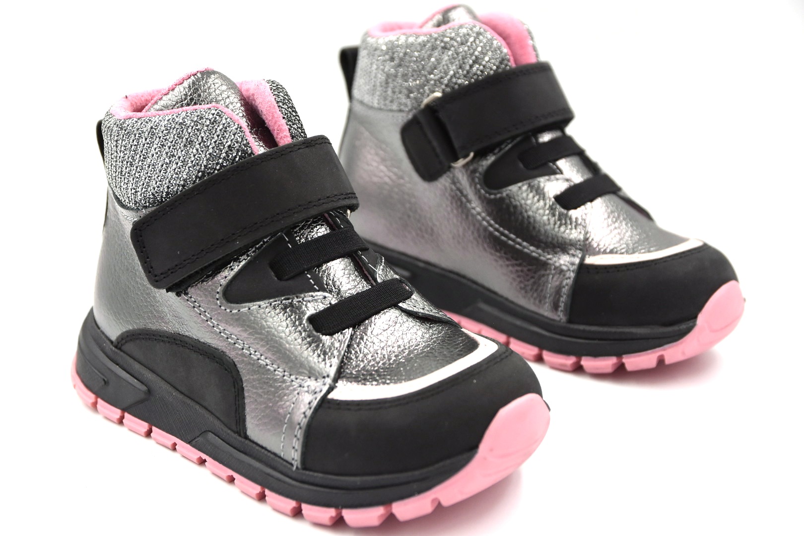 LepiKids Bt48 Hakiki Deri Kız Çocuk Bot PLATİN