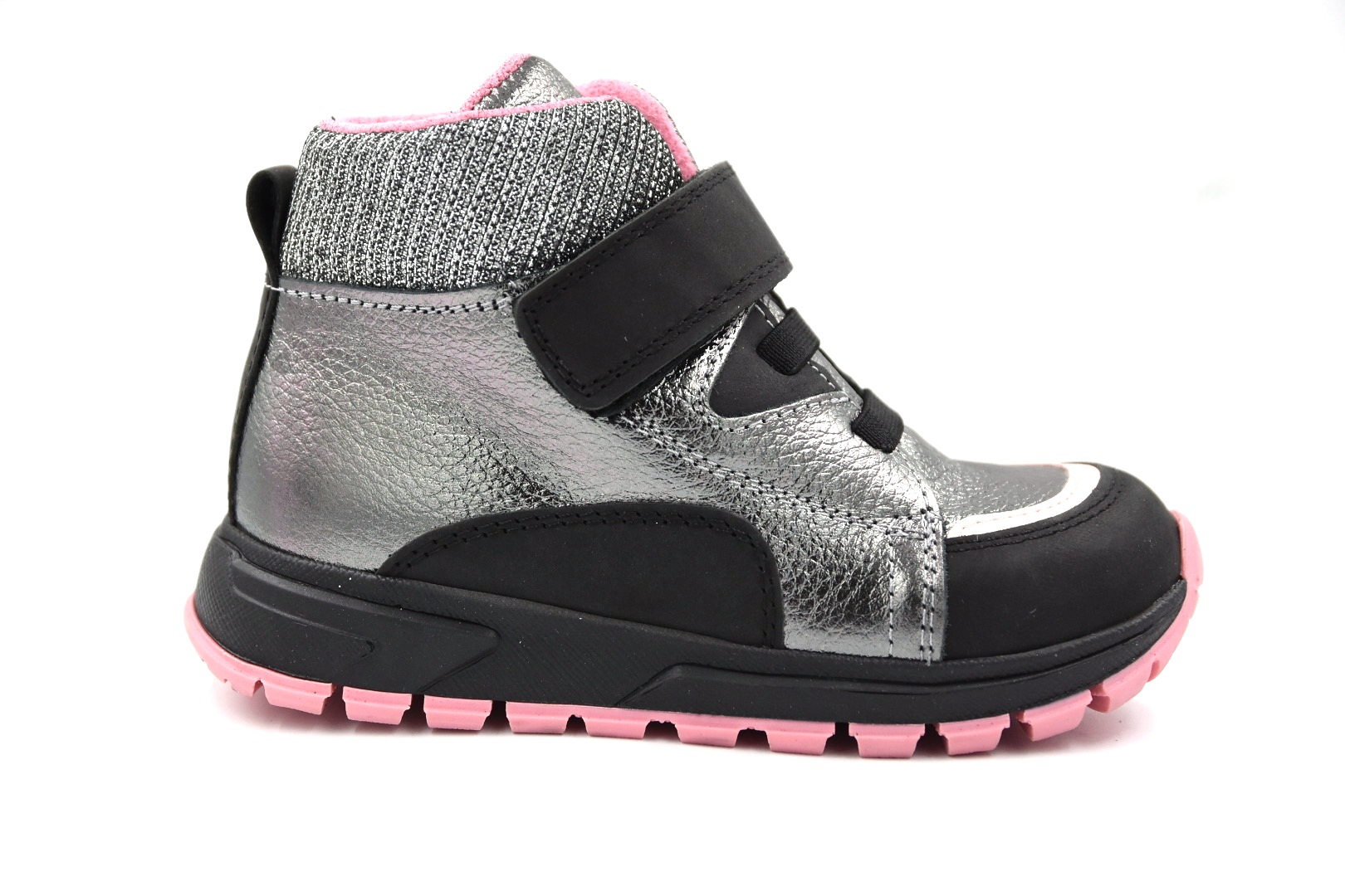 LepiKids Bt48 Hakiki Deri Kız Çocuk Bot PLATİN