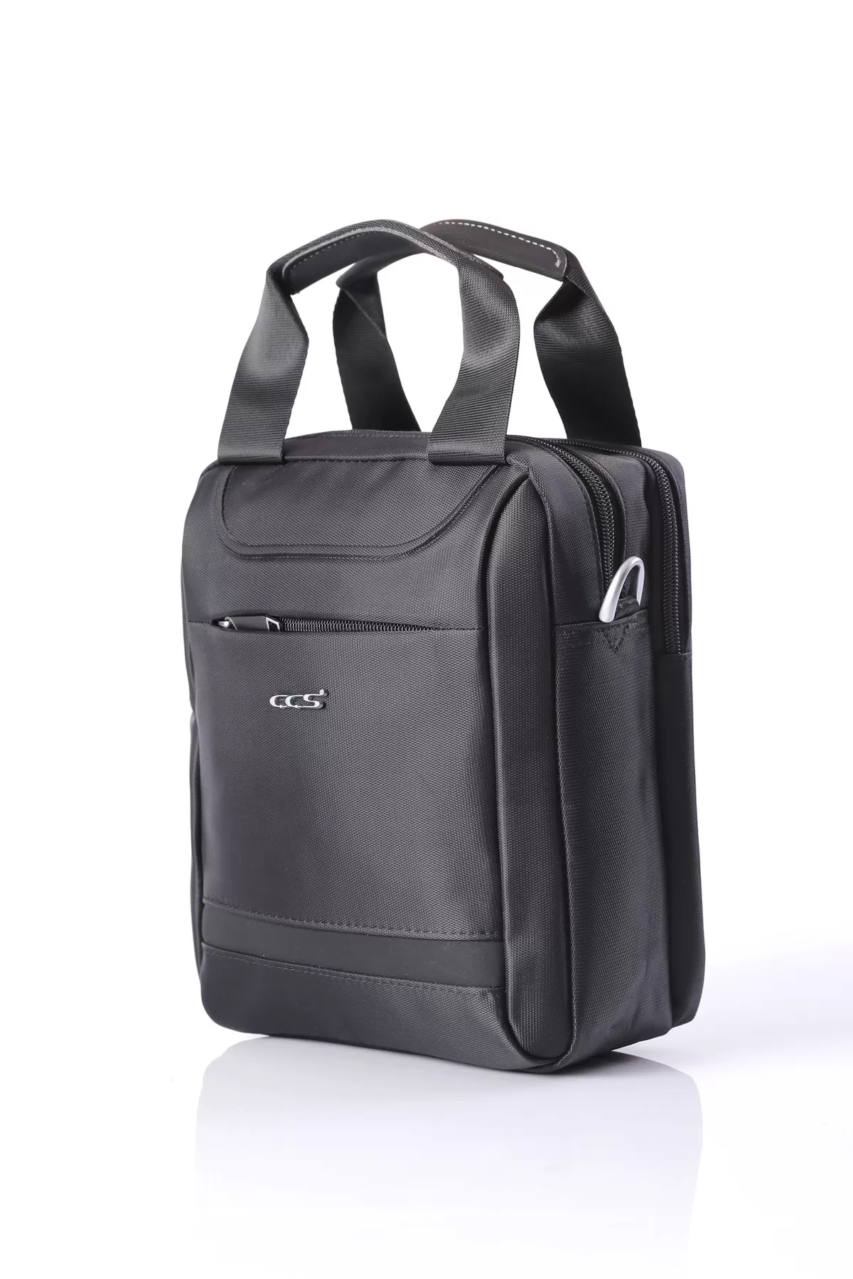 ÇÇS 31265 Tablet Bölmeli Çapraz Postacı Çanta SİYAH
