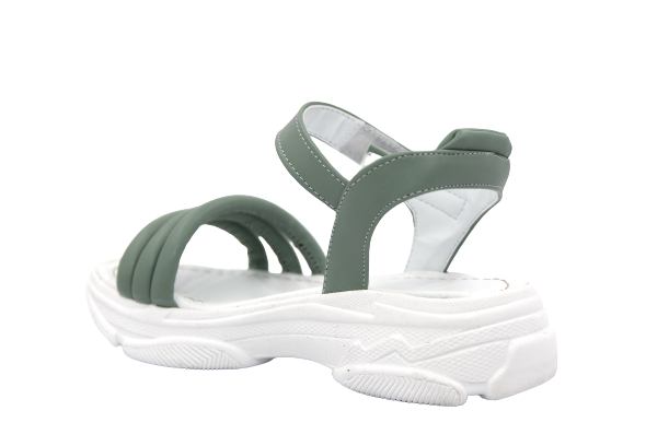 Sema CKS99 3 Bantlı Kız Çocuk Patik-Filet Sandalet YEŞİL