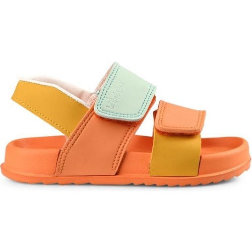 Vicco Krixi Phlon Hafif Taban Cırtlı Çocuk Sandalet TURUNCU YEŞİL