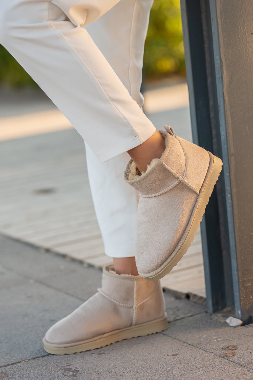 Icon Ug Kadın Kısa Bot BEJ