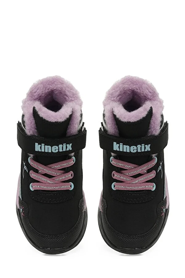 Kinetix RESPON HI 3PR Cırtlı İçi Kürklü Kız Çocuk Outdoor Bot SİYAH MOR