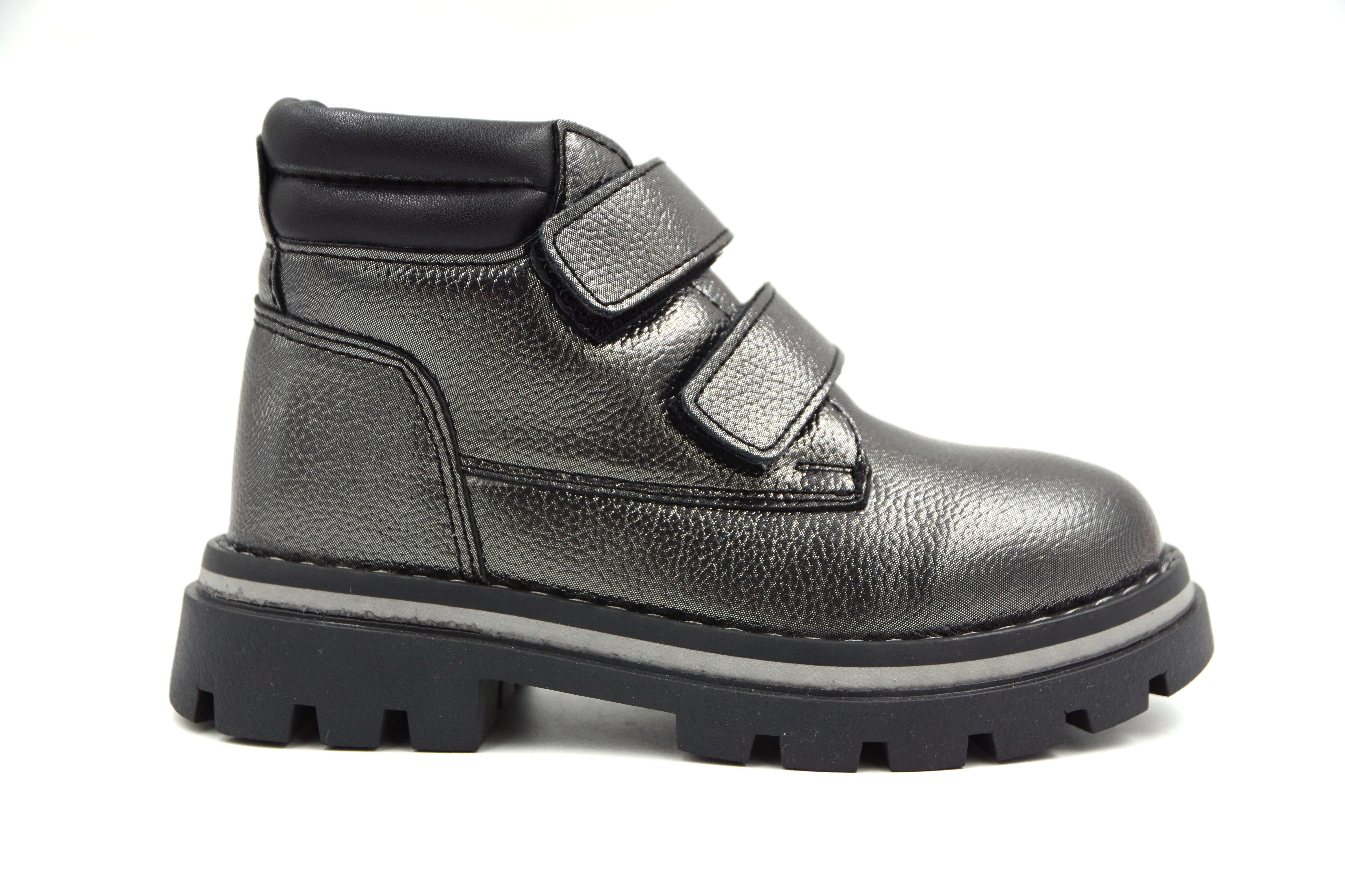 Beyaz (Arzen) Termo Kaymaz Taban Cırtlı Çocuk Bot PLATİN